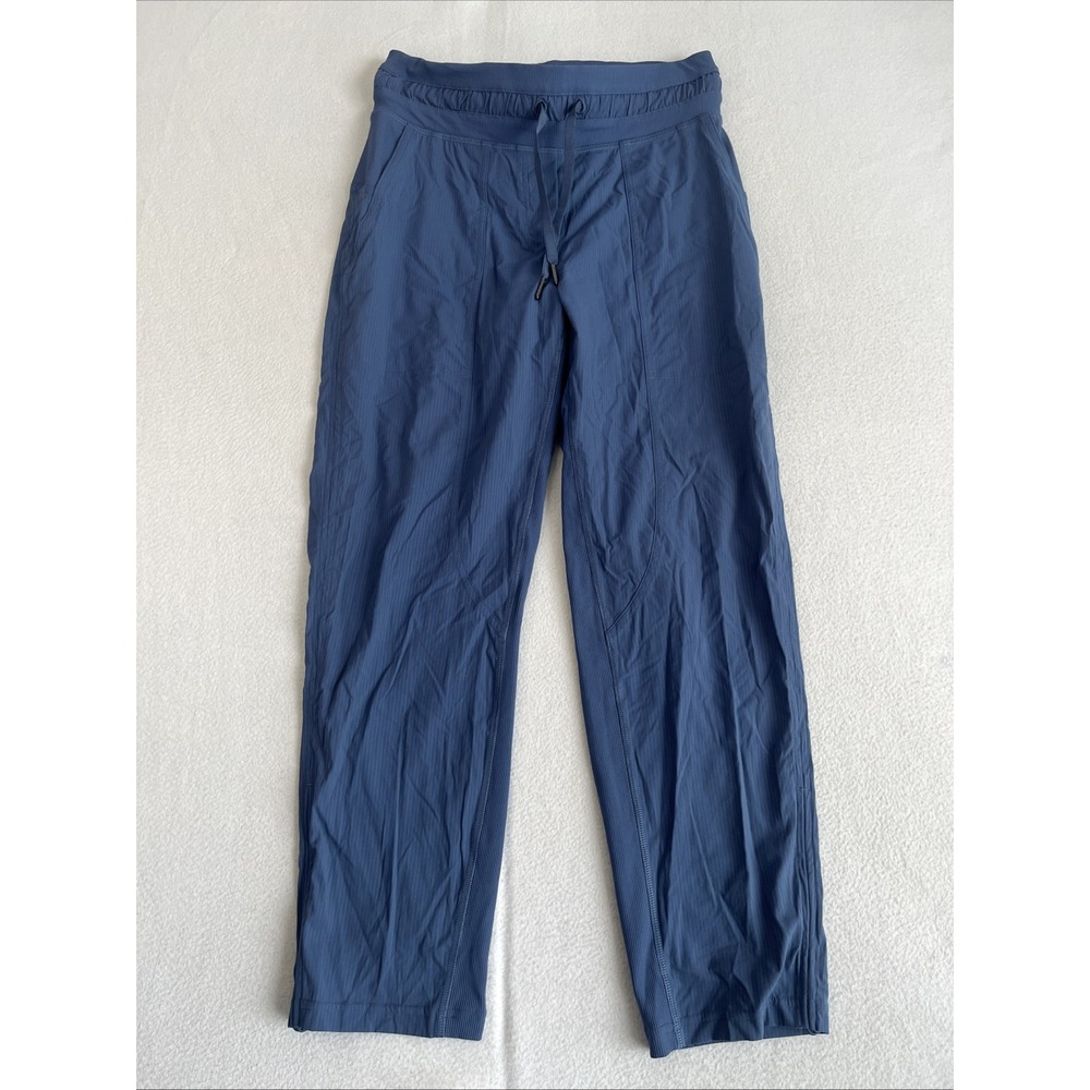 Lululemon Pants Women 4 Utility Blue Dance Studio Mid Rise Crop LW6CDQS